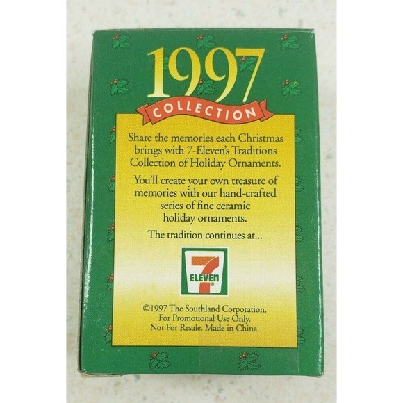 7 Eleven Citgo Traditions Ornament - Santa's Surprise - 1997 NIP - Picture 2 of 10